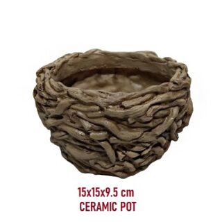 ceramic-pot-round-basket-shape-wooden